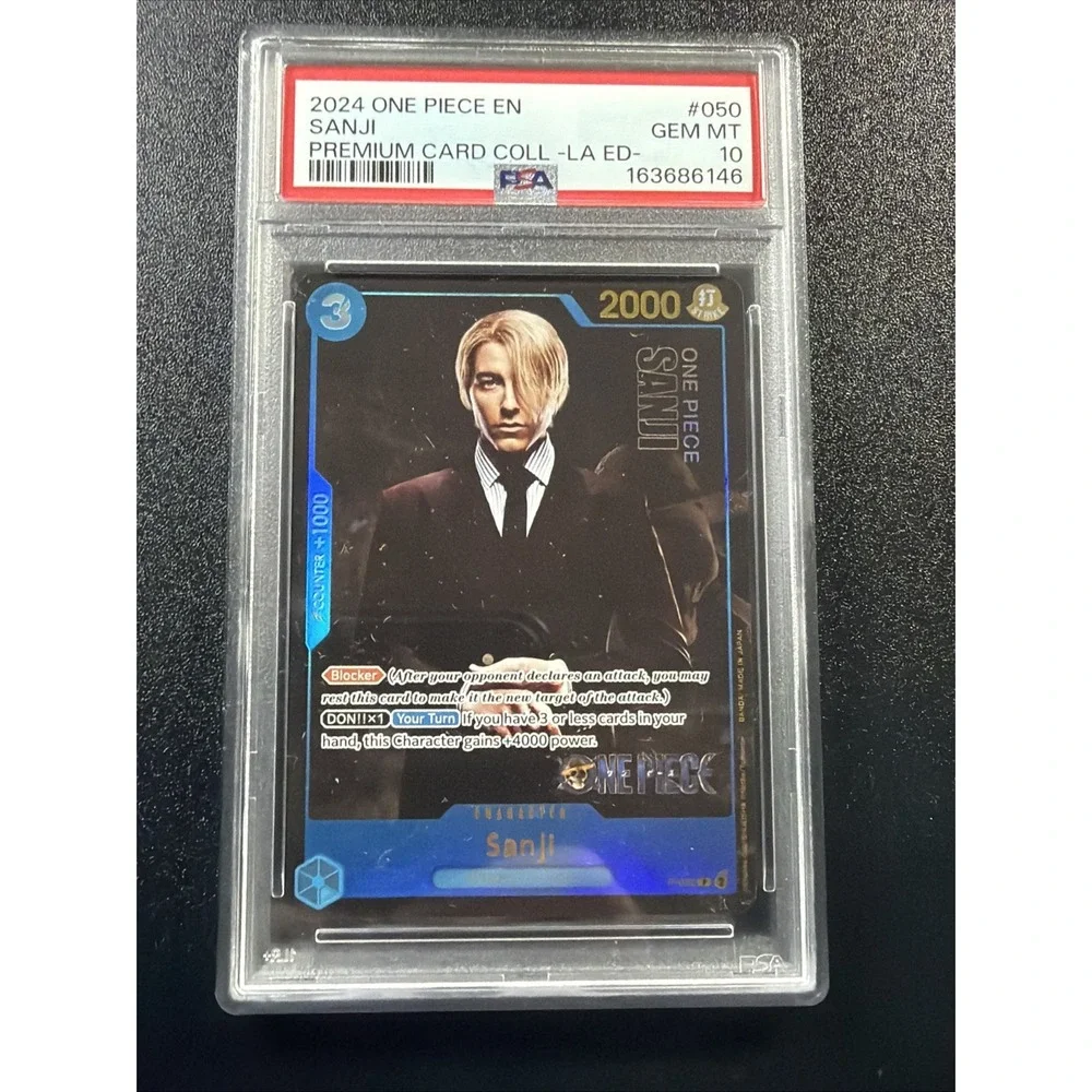 2024 ONE PIECE PREMIUM CARD COLLECTION LIVE ACTION EDITION- #050 SANJI PSA 10 B2